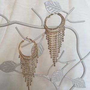 Rhinestone earrings